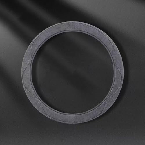 ZGQJBS ハンドルカバー スズキ ジムニーJIMNY JB64 JB74 H30.7〜現行 通気性がよい 滑り防止 普通車 アクセサリー(グレー丸型)