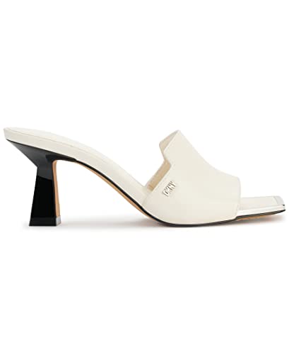 Image of DKNY Women's Kailyn Square Toe Heeled Sandal Mules | Casual Sandals