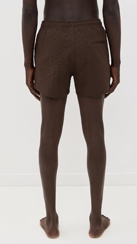 OAS Men's Espresso Calo Swim Shorts 4"3