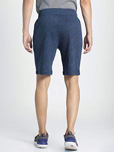 Image of Jockey AM14 Men's Super Combed Cotton Rich Straight Fit Shorts with Zipper Pockets