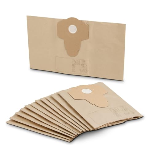 AromeLivii 6x Sacs Aspirateur pour Parkside PWD 12 20 & PNTS 1250 1300 – Papier Double Couche 20L – Compatible PAS 500 – Filtre Poussière Fine avec...