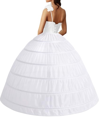 Women’s Crinoline 6 Hoop Skirt Petticoat for Women Petticoat for Wedding Dress Underskirt Ball Gown Bridal2