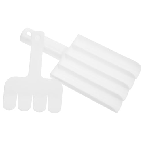 Unomor Meatball Maker Meatballs Meat Baller Maker Manual Meatball Press Spoon Meatball Shaping Tool Melon Baller Meatball Scoop Ball Maker Slide Scoop Rice Baller White Plastic
