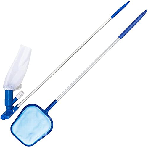 Consejos y reviews para comprar Aspiradoras Robot para Limpieza de Piscinas los mejores 5. 37 Pool Cleaning Set Swimming Pool Cleaning Tools Maintenance Above Ground Skimmer Brush Vacuum Hose Cleaner Gadgets