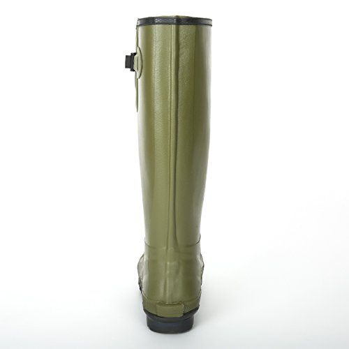 Duck and Fish 18 inches Green Rubber Hunting Boots4