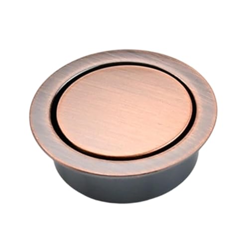 Wxqbjtam de Puerta Oculta Y Empotrada, Versátil, Apta para Camas Tatami, Bronce Rojo
