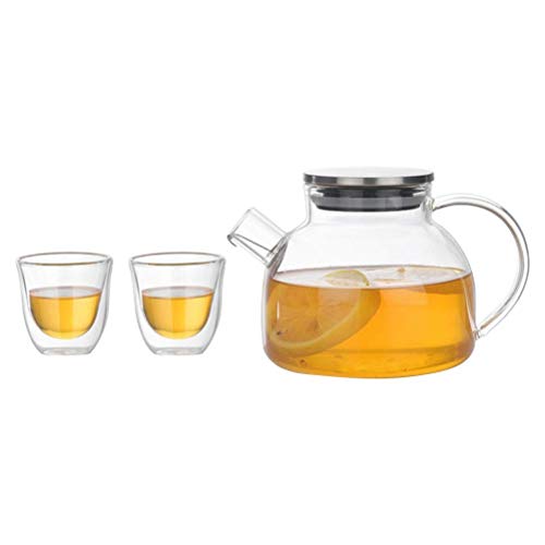 1pc 500ml Haushaltsglas Teekanne Hitzebeständige Glas Teekanne Gesunde Teekanne Kleiner Wasserkocher