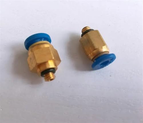 Raccords à tête en J PC4-M5 et PC6-M5 pour système d'extrusion pneumatique