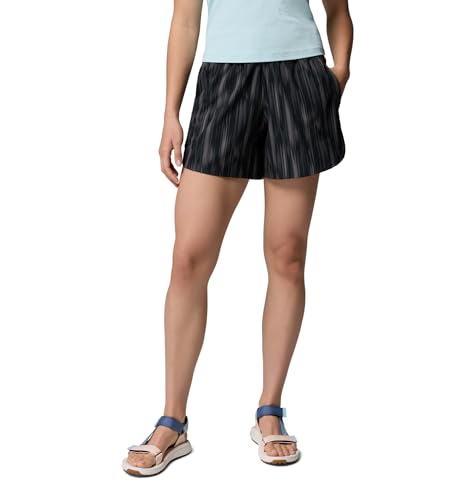 Columbia Women's Vital Valley Print Short, Black/Shimmer, Small x 5 - image 1