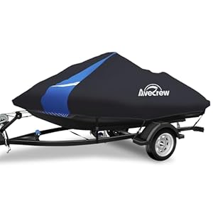 Avecrew Jet-Ski-Abdeckung, 250D Trailerable PWC Abdeckung