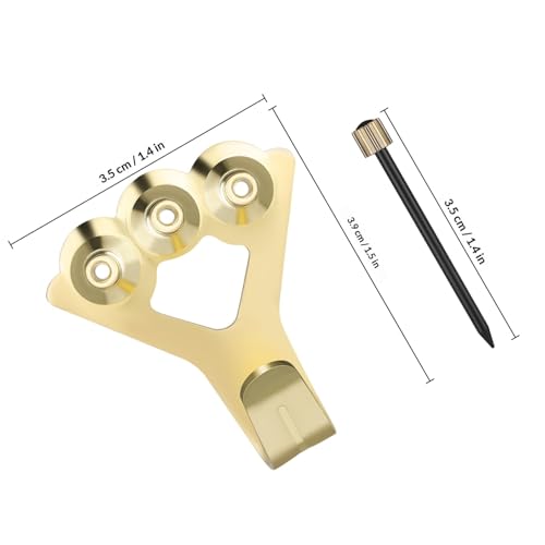 Ganchos para cuadros de 100 lb decora tu salón con colgadores metálicos de 35x39 mm 3