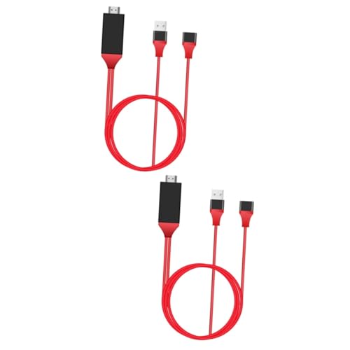 Adaptateur USB câble rouge de mirroring pour charger votre smartphone en voyage