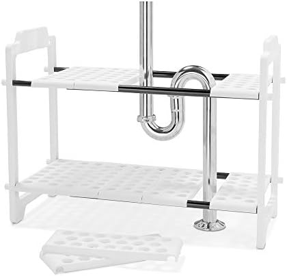 madesmart Expandable Undersink Shelf Organizer - White | CABINET ...