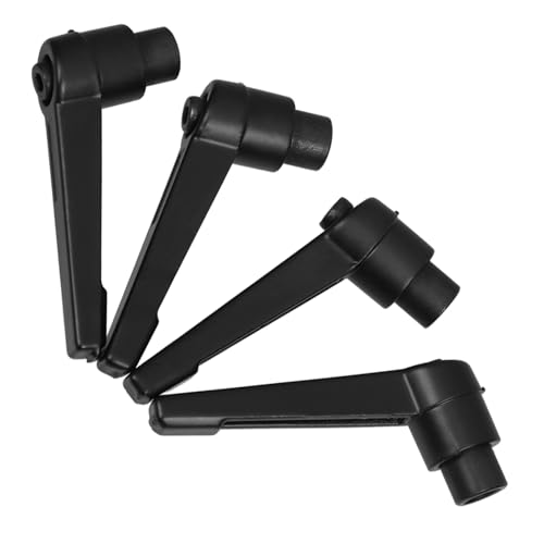 FUNOMOCYA Alloy Clamping Lever Handles 7-Sided Locking Screw Handle Threaded Knobs x 50mm