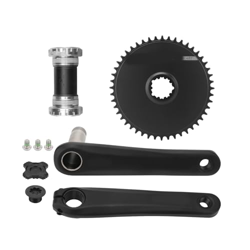 Advanced Hollows Structure Road Bike Crankset Premium Road Bike Double Chainring Crankset for Long Distances Cycling Antislip Ro