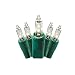GE Long String White Mini Clear Lights 100 Count Outdoor / Indoor on Green Wire