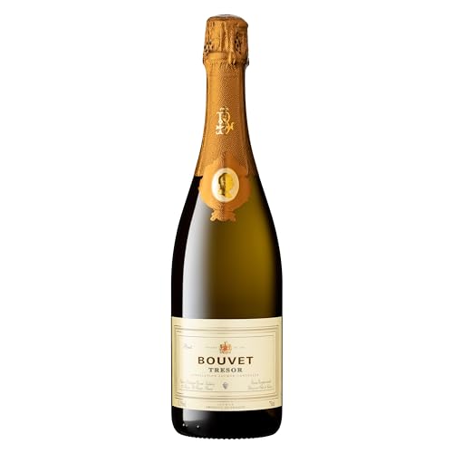 Bouvet Trésor Vintage Saumur Brut AOP - Schaumwein - Im Eichenfass ausgebaut - Chenin Blanc Chardonnay – Feinschmeckerwein - 1 x 0.75 L