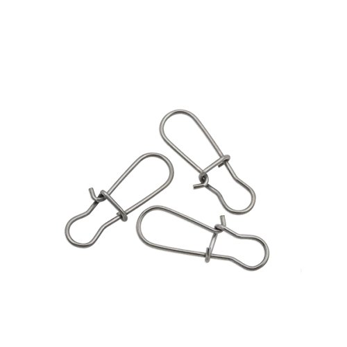 65 lb Test Duo-Lock Snap / 12 Pack Stainless Steel