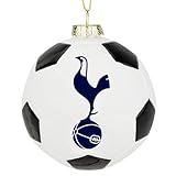 Tree Buddees x Tottenham Hotspur F.C. Official Football Club Bauble Limited Edition Spurs Christmas Ornament - Premier League Soccer Team (Glass Soccer Ball)