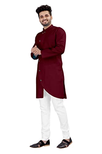 Image of Kurta pyjama for Mens In cross patten and classis colours