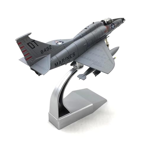 Modelo de avión A4 aleación duradera escala 1:100 con base estable 7