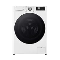 LG W4WR70E6Y, Frontlader-Waschtrockner 11 - 6 kg, Klasse A/D, 60x62x85 cm, Wi-Fi, AI Direct Drive, Tiefenreinigung mit Dampf, TurboWash 360, Große Kapazität, Außentür aus gehärtetem Glas, Weiß