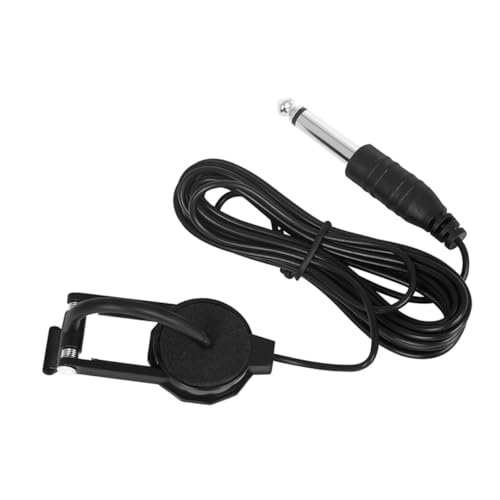 VILLCASE 小型ピエゾコンタクトマイク搭載小提琴拾音器 免開孔設計 音質拡