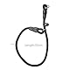 Gorise Verstellbares Anti-Zug-Hundehalsband Nylon-Trainingshalsband Mit Anti-WüRge-Design 10 Mm Kletterseil FüR Kleine/MittelgroßE/GroßE Hunde 50 cm Schwarz GrößE M