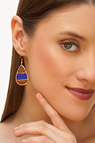 Uniambo Handmade Dangle Earring Set For Dates, Party, Holidays, Gifts (Tear Drop) #TOP1