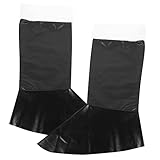 [FOYTOKI] サンタクロースブーツカバー クリスマスソックスシューズ コスプレ用ブーツカバー サンタコスチュームアクセサリー クリスマス用品