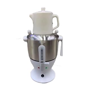 Electric Tea Maker with Double Pot and Keep Warm Function for Traditional Tea Preparation