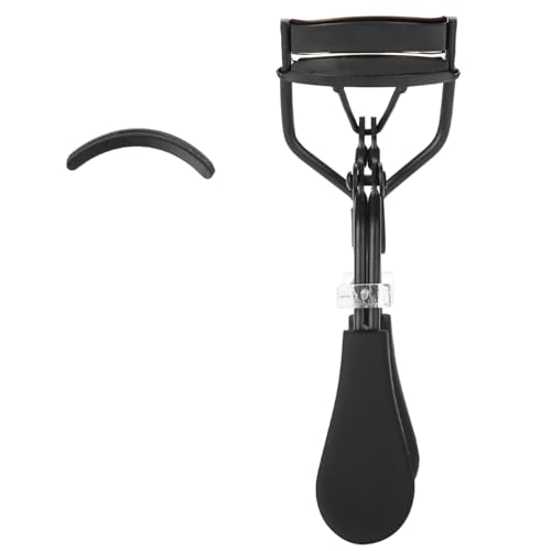 Haosie Rizador PestañAs, Acero Inoxidable con Almohadilla de Silicona Eyelash Curler, Rizador de PestañAs PortáTil Adecuado Para Varios Tipos de Ojos