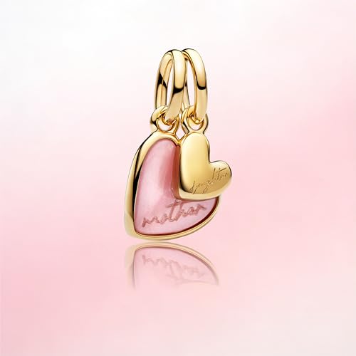 Image of Mom Family Charms Bead for Bracelets and Necklaces Jewelry Charm for Women Valentine Mother's Day