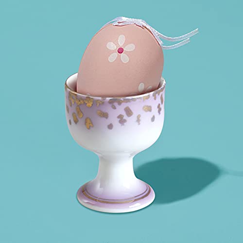 Image of Cinf Ceramic Egg Cup 4 Pack Porcelain Egg Holder Breakfast Boiled Egg Cooking Tools Stable and Easy to Clean Childhood Memories Table Decoration Kitchen Gifts