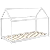 ✅ Langjährige Freude – Durch das massive Kiefernholz ist das Bettgestell stabil und viele Jahre einsetzbar; das Holzbett mit Lattenrost trägt ein Gewicht bis zu 120 kg; pflegeleichte Oberfläche