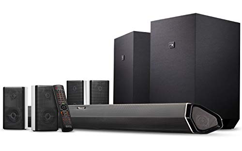Nakamichi Shockwafe Ultra 9.2Ch DTS:X 1000W 45-Inch Sound Bar System with Dual 10