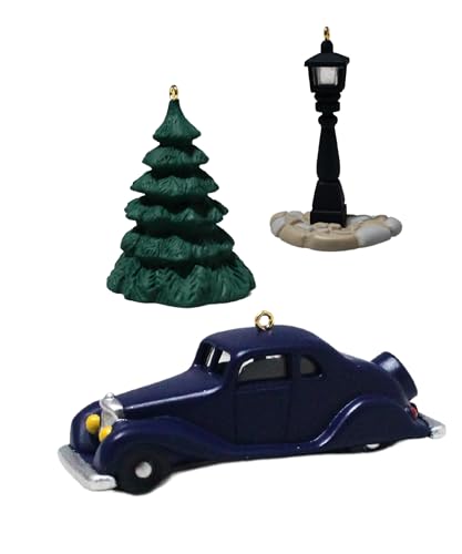 Accessories for Nostalgic Houses and Shops 1995 Set of 3 Hallmark Keepsake Ornaments QX5089
