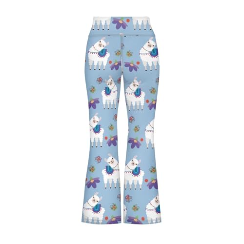 Leggings for 5-14 Years Girls Kids Dance Bell Bottoms Leggings Casual High Waist Yoga Pants Bootcut Pants2