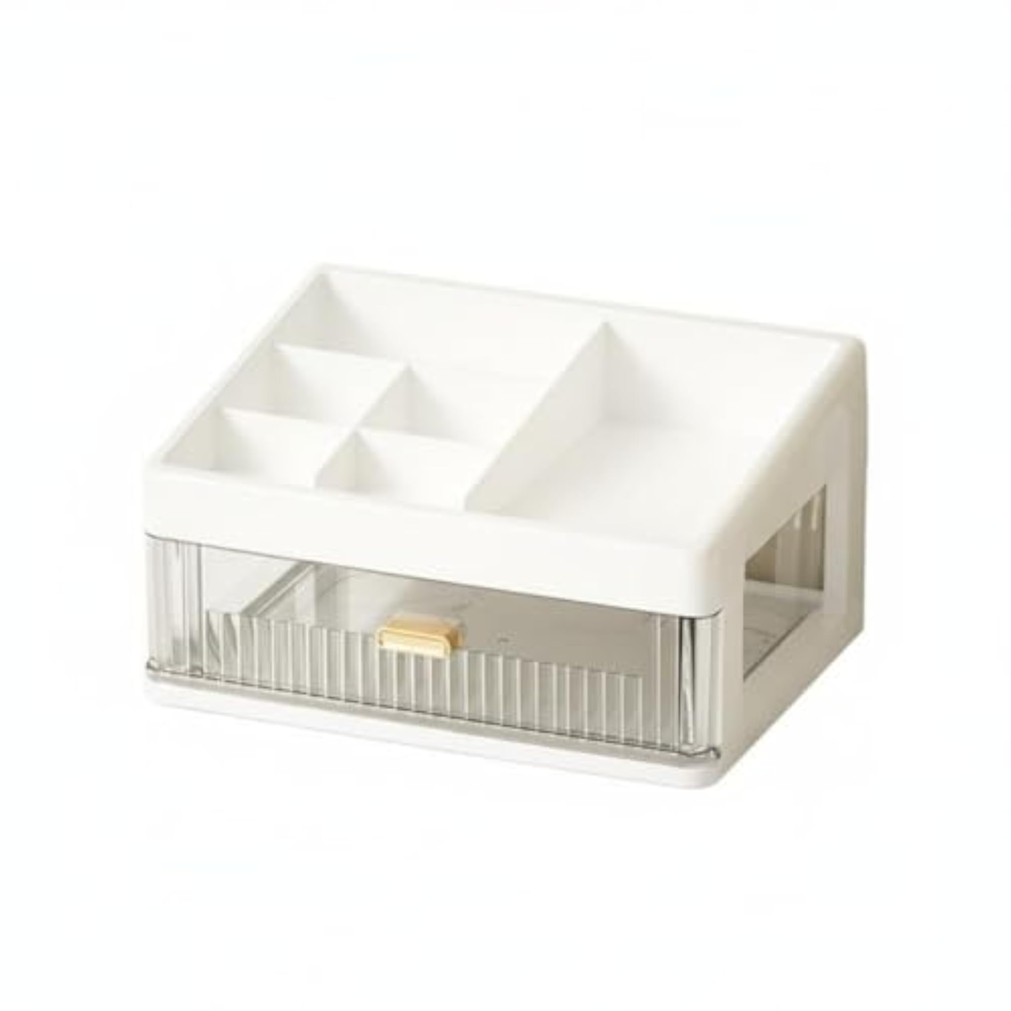 Dustproof Makeup Organizer with Drawers, Stackable
