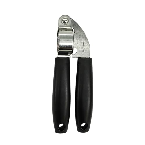 Fackelmann INITIAL Garlic Press, Multifunctional Garlic Crusher, Easy Clean, Strong Durable Garlic & Ginger Squeezer