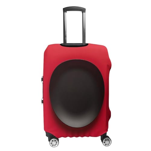 Carry on Luggage Cover Red Black Plate Suitcase Covers for Luggages Tsa Approved Travel Luggage Sleeve Protector Elastic Suitcase Protector Anti-Scratch Washable Fits 19-30 Inch Case -S4
