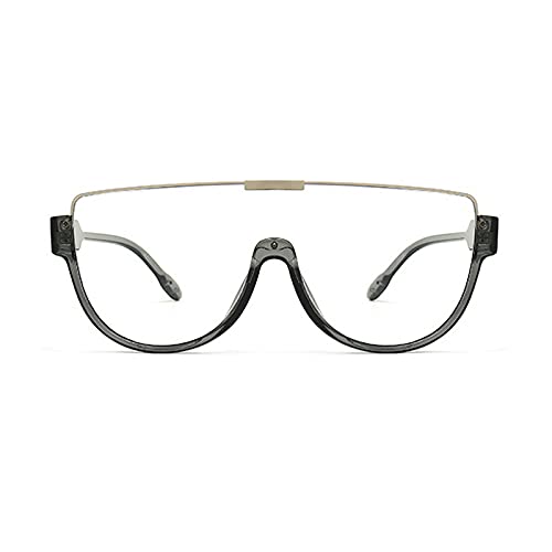 Image of Oversized Sunglasses Women Men Luxury Big Frame Mask Glasses Goggle Flat Top Clear Eye Protection Glasses Shade UV400