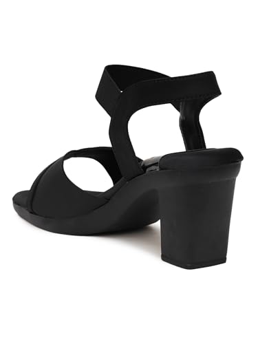 Image of Women's Shimmerstep Heel Sandal Comfortable Cushioned Footbed Adjustable Straps Anti-Slip Outsole Stylish & Elegant Design For Girls /Ladies
