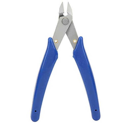 Electronic Cutting Pliers Diagonal Cutting Nippers Wire Cutter Professional Precision Hardened Blades for Narrow Space Work PVC Grip Stainless Steel BANGYE 303 131mm