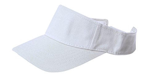 New Plain Sports Visors (Comes In Many Different Colors), White