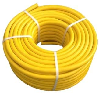 Vision4ever Yellow Color Garden Hose Pipe Reinforced Water Hosepipe Easy to Use (50M)