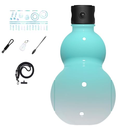 Bouteille d'eau réutilisable zéro fuite gourde portable rétro style chinois - 8