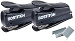 Bostitch Nano Mini Des agrafes, noir, 2-Pack (1830-2PK)