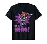 Marvel Black Widow Avengers Assemble BE A Hero! T-Shirt