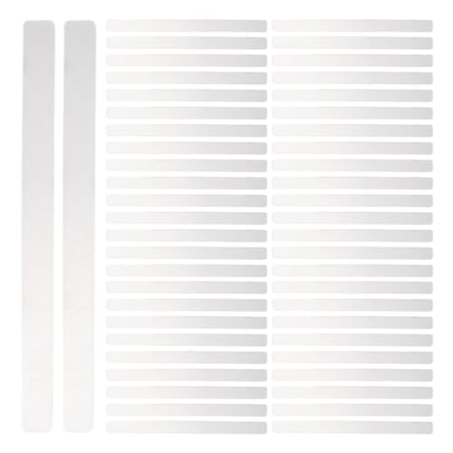 Etichette trasparenti per piante in acrilico | 50 etichette da giardino per esterni | Pot Clear Blank Ground Identifier Tag Acrilico Outdoor Label Marker Etichette da giardino identificative